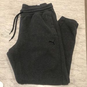 Puma Dark Gray Sweatpants - Large